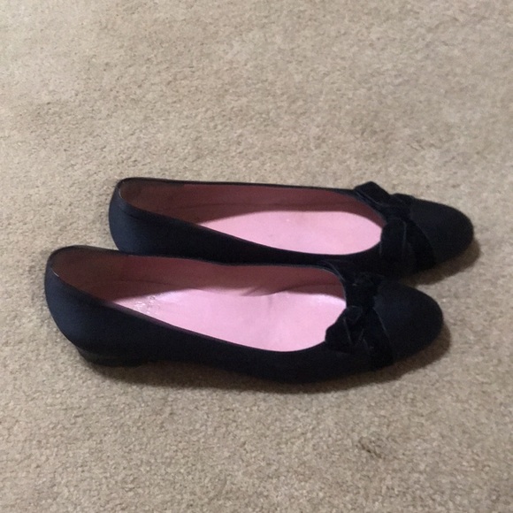 ⚡️FINAL PRICE⚡️ Moschino Cheap and Chic Vintage Black Satin Bow Ballet Flats - Picture 4 of 15